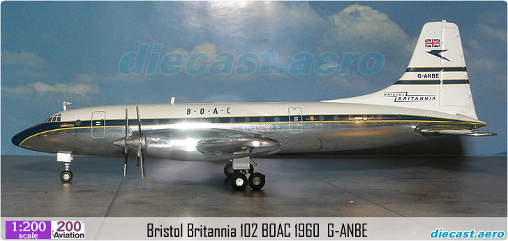 Bristol Britannia 102 BOAC 1960  G-ANBE