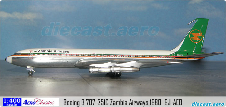 Boeing B 707-351C Zambia Airways 1980  9J-AEB
