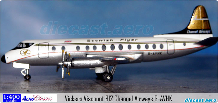 Vickers Viscount 812 Channel Airways G-AVHK
