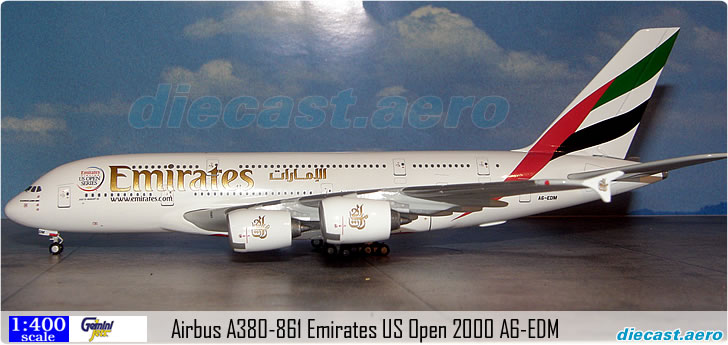 Airbus A380-861 Emirates US Open 2000 A6-EDM