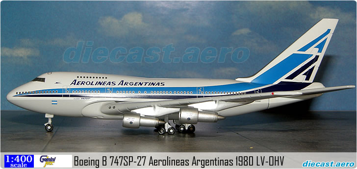 Boeing B 747SP-27 Aerolineas Argentinas 1980 LV-OHV