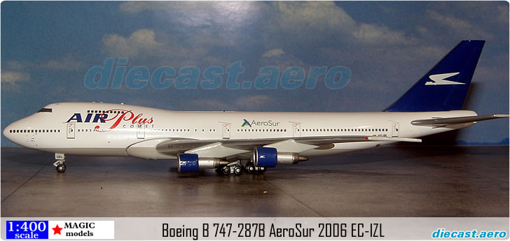 Boeing B 747-287B AeroSur 2006 EC-IZL