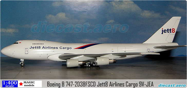 Boeing B 747-2D3BFSCD Jett8 Airlines Cargo 9V-JEA