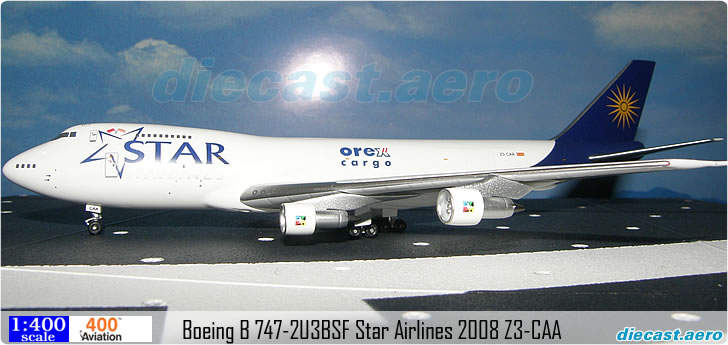Boeing B 747-2U3BSF Star Airlines 2008 Z3-CAA