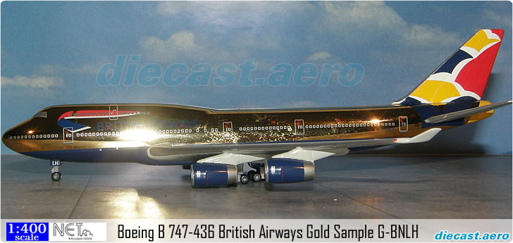 Boeing B 747-436 British Airways Gold Sample G-BNLH