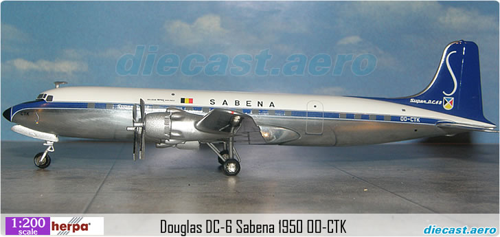 Douglas DC-6 Sabena 1950 OO-CTK