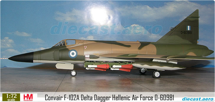 Convair F-102A Delta Dagger Hellenic Air Force 0-60981