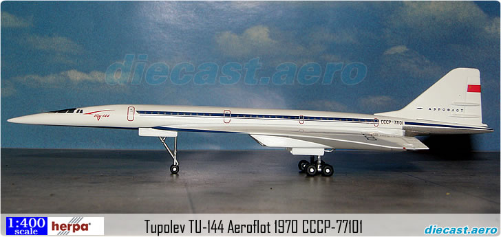 Tupolev TU-144 Aeroflot 1970 CCCP-77101