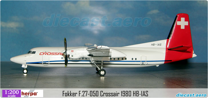 Fokker F.27-050 Crossair 1980 HB-IAS
