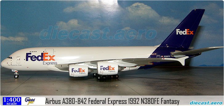 Airbus A380-842 Federal Express 1992 N380FE Fantasy
