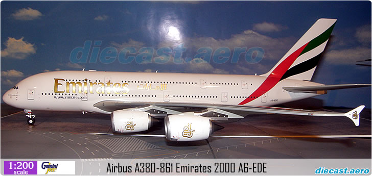 Airbus A380-861 Emirates 2000 A6-EDE