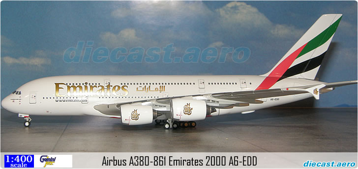 Airbus A380-861 Emirates 2000 A6-EDD