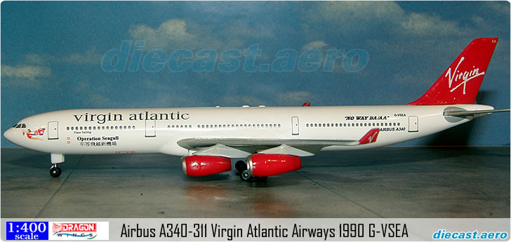 Airbus A340-311 Virgin Atlantic Airways 1990 G-VSEA