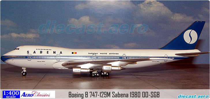 Boeing B 747-129M Sabena 1980 OO-SGB