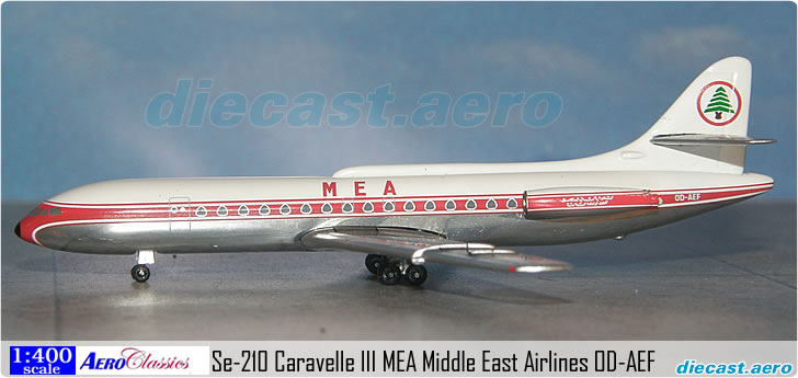 Se-210 Caravelle III MEA Middle East Airlines OD-AEF