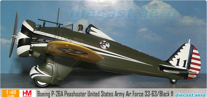 Boeing P-26A Peashooter United States Army Air Force 33-63/Black 11