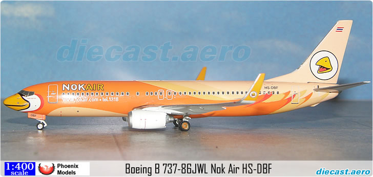 Boeing B 737-86JWL Nok Air HS-DBF