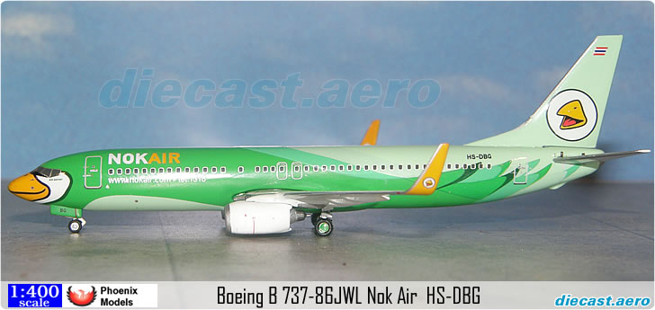 Boeing B 737-86JWL Nok Air  HS-DBG