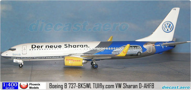 Boeing B 737-8K5WL TUIfly.com VW Sharan D-AHFB