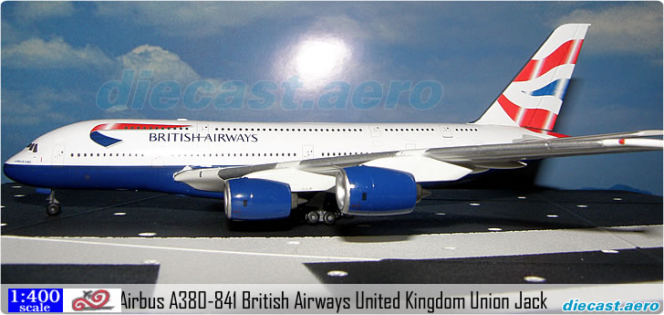 Airbus A380-841 British Airways United Kingdom Union Jack