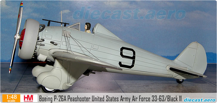 Boeing Model 281 Peashooter Republic of China Air Force Black 9