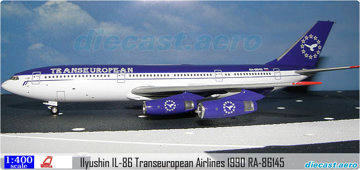Ilyushin IL-86 Transeuropean Airlines 1990 RA-86145