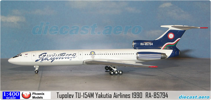 Aeroclassics Dalavia TU-154B2 RA-85220 1:400 Scale Diecast  ACKHB056 