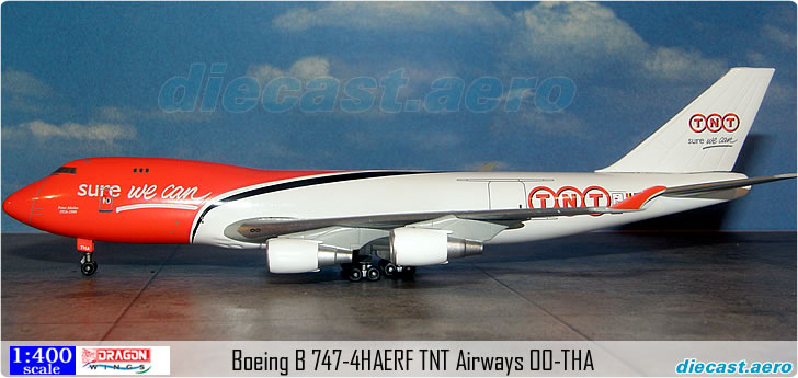 Boeing B 747-4HAERF TNT Airways Sure We Can OO-THA