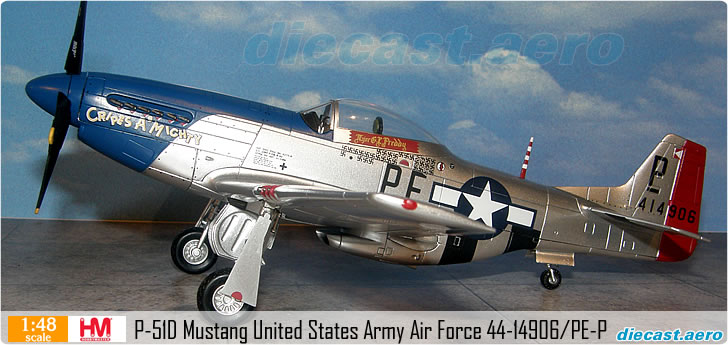 P-51D Mustang United States Army Air Force 44-14906/PE-P