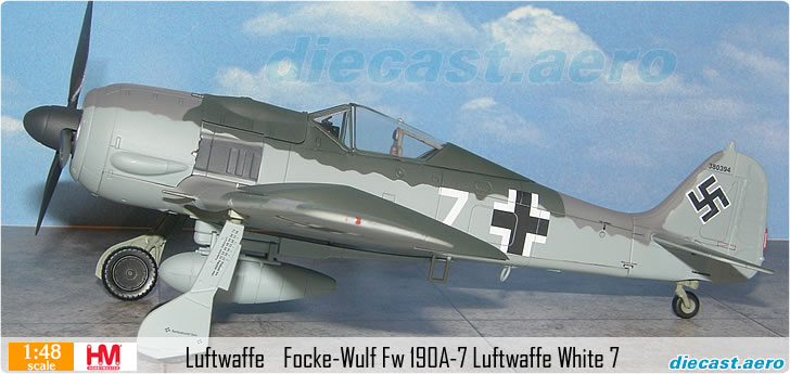 Luftwaffe 	Focke-Wulf Fw 190A-7 Luftwaffe White 7