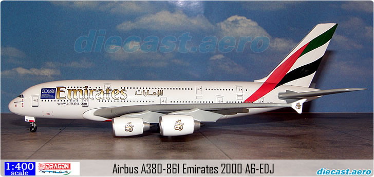 Airbus A380-861 Emirates 2000 A6-EDJ