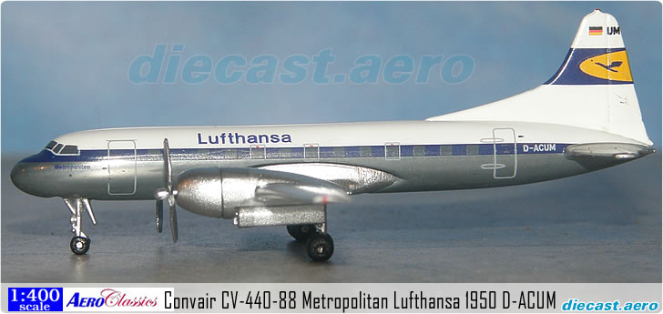 Convair CV-440 Metropolitan by Diecast Aero DataBase AeroSpirit