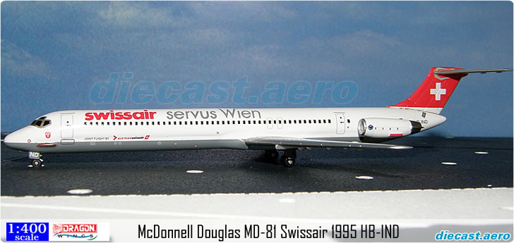 McDonnell Douglas MD-81 Swissair 1995 HB-IND
