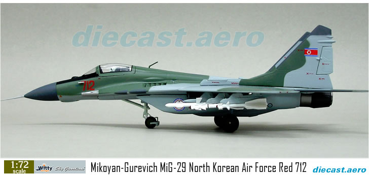 Mikoyan-Gurevich MiG-29 North Korean Air Force Red 712