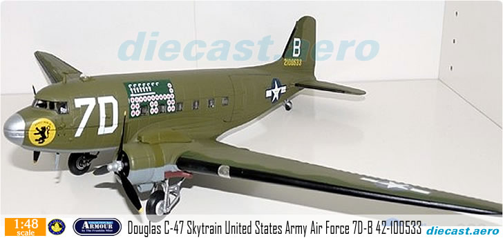 Douglas C-47 Skytrain United States Army Air Force 7D-B 42-100533