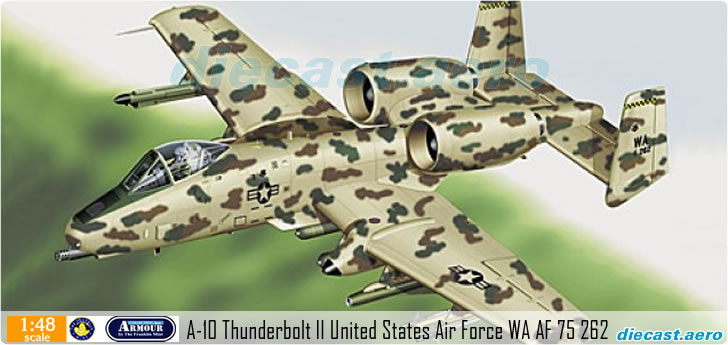 A-10 Thunderbolt II United States Air Force WA AF 75 262