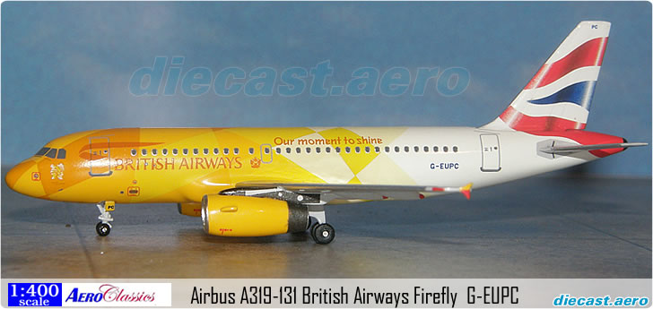 Airbus A319-131 British Airways Firefly  G-EUPC