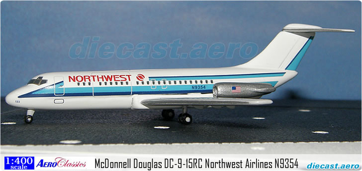 Aeroclassics AC419710B Northwest Republic DC-9-51 N780NC Diecast 1/400 Model 