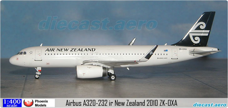 Airbus A320-232 ir New Zealand 2010 ZK-OXA