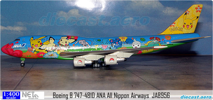 Boeing B 747-481D ANA All Nippon Airways Pokemon JA8956