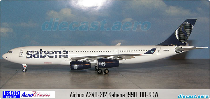 Airbus A340-312 Sabena 1990  OO-SCW