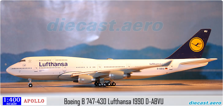 Boeing B 747-430 Lufthansa 1990 D-ABVU