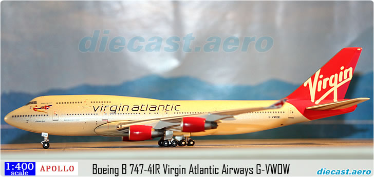 Boeing B 747-41R Virgin Atlantic Airways G-VWOW