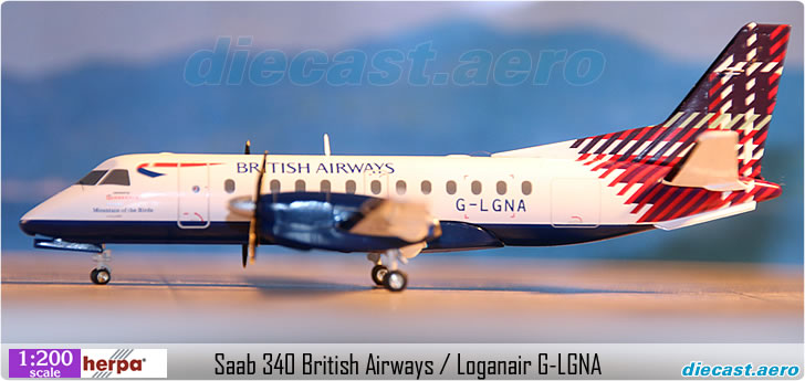 Saab 340 British Airways / Loganair G-LGNA