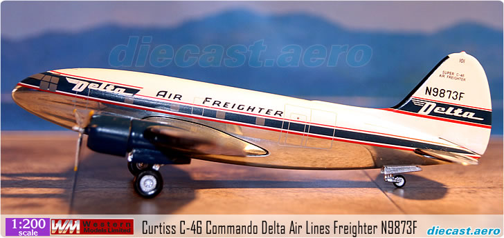 Curtiss C-46 Commando Delta Air Lines Freighter N9873F