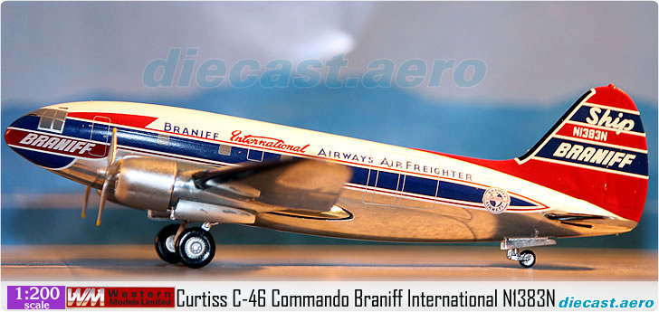 Curtiss C-46 Commando Braniff International N1383N