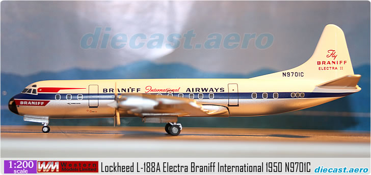 Lockheed L-188A Electra Braniff International 1950 N9701C