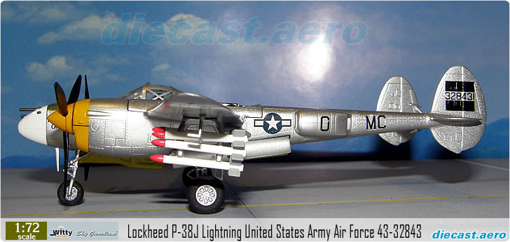 Lockheed P-38J Lightning United States Army Air Force 43-32843