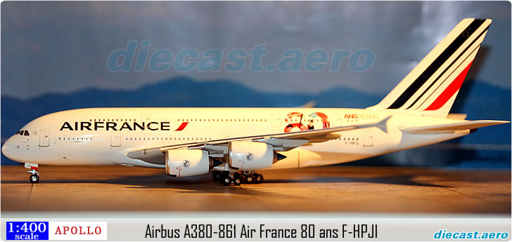Airbus A380-861 Air France 80 ans F-HPJI