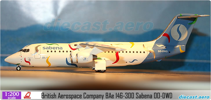 British Aerospace Company BAe 146-300 Sabena OO-DWD